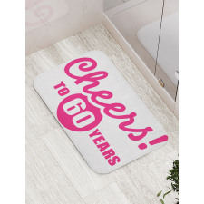 Happy Birthday Cheers Bath Mat