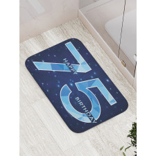 Birthday Theme Stars Bath Mat