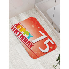 Age 75 Bath Mat