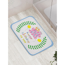 Birthday 20 Years Bath Mat