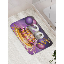 Chocolate Birthday Bath Mat