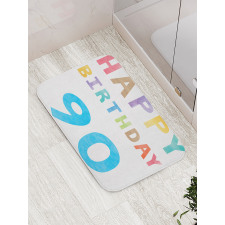 Happy 90th Birthday Bath Mat