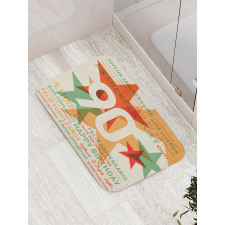 Old Age Celebrations Bath Mat