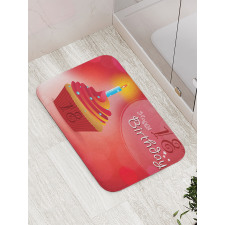 Cupcake Candles 18 Bath Mat