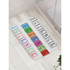 Science Letters Bath Mat