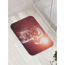 Pet in Suit Galaxy Bath Mat