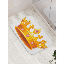 Crown Tiara with Gems Bath Mat
