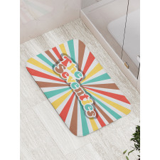 Seventies Retro Bath Mat