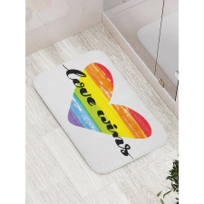 Gay Marriage Sign Bath Mat