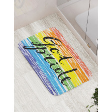 Got Pride Sketchy Art Bath Mat