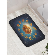 Old Signs on Stardust Bath Mat