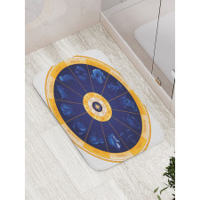 Birth Chart Horoscope Bath Mat