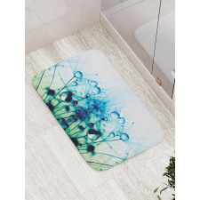 Floral Dandelion Arrangement Bath Mat