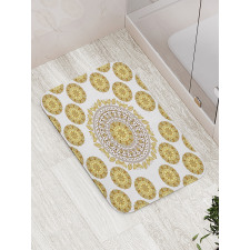 Natural Leaves Bath Mat