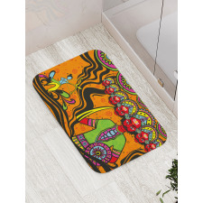 Historical Scene Bath Mat