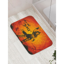 Myhtological Figure Bath Mat