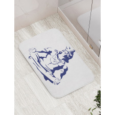 Lotus Position Bath Mat