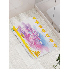 Ceremonial Cultural Happy Bath Mat