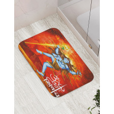 Sacred Vivid Design Bath Mat