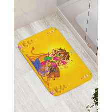 Traditional Celebration Bath Mat