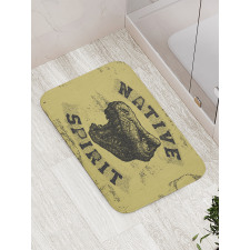 Roaring Portrait Wild Bath Mat