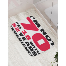 52 Years Experience Bath Mat