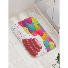 Birthday Cake Celebration Bath Mat