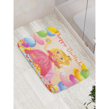 Girl Princess Themed Bath Mat