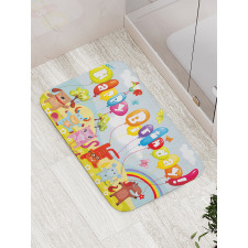 Farm Barn Animals Bath Mat