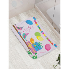 Song Birds Cones Bath Mat