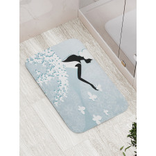 Butterfly Dress Bath Mat