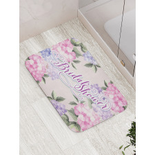 Bride Hydrangeas Bath Mat