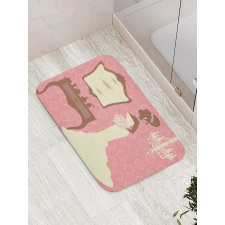 Bridal Party Dress Bath Mat