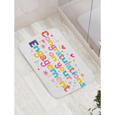 Hippie Party Bath Mat