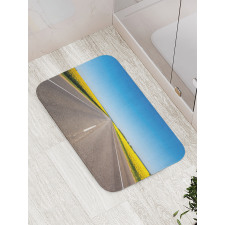 Sunflowers Road Bath Mat