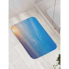 Blurry Sunrise Bath Mat