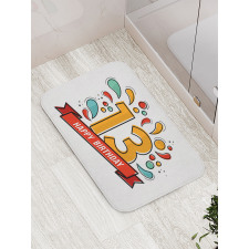 Line 13 Year Bath Mat