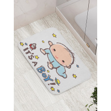 Baby Boy Gender Bath Mat