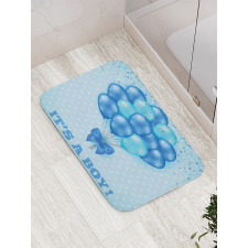 Balloons Polka Dots Bath Mat