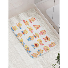 Newborn Gestures Bath Mat