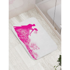 Dancing Couple Wedding Bath Mat