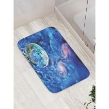 Planet Space Art Bath Mat