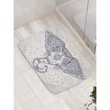 Bohem Hippie Motif Bath Mat