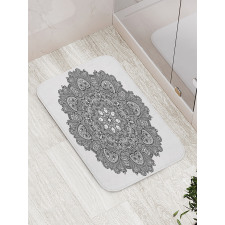 Detailed Mosaic Theme Bath Mat