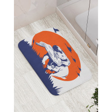 Cocker Dog and Ducks Bath Mat