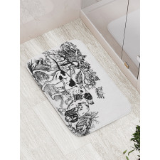 Dogs in Forest Bath Mat