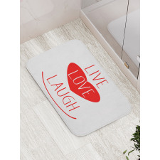 Heart Smile Bath Mat