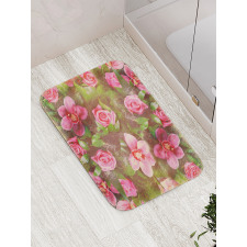 Retro Flora Romance Bath Mat