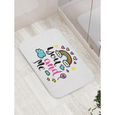 Rainbow Romance Bath Mat