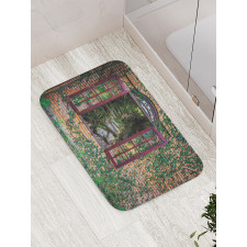 House Forest Wall Bath Mat